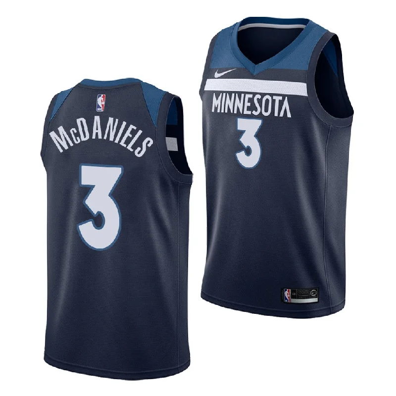 Custom soccer jersey with sleek modern lines-Custom basketball jersey with sleek modern lines-Jaden McDaniels Minnesota Timberwolves Jersey