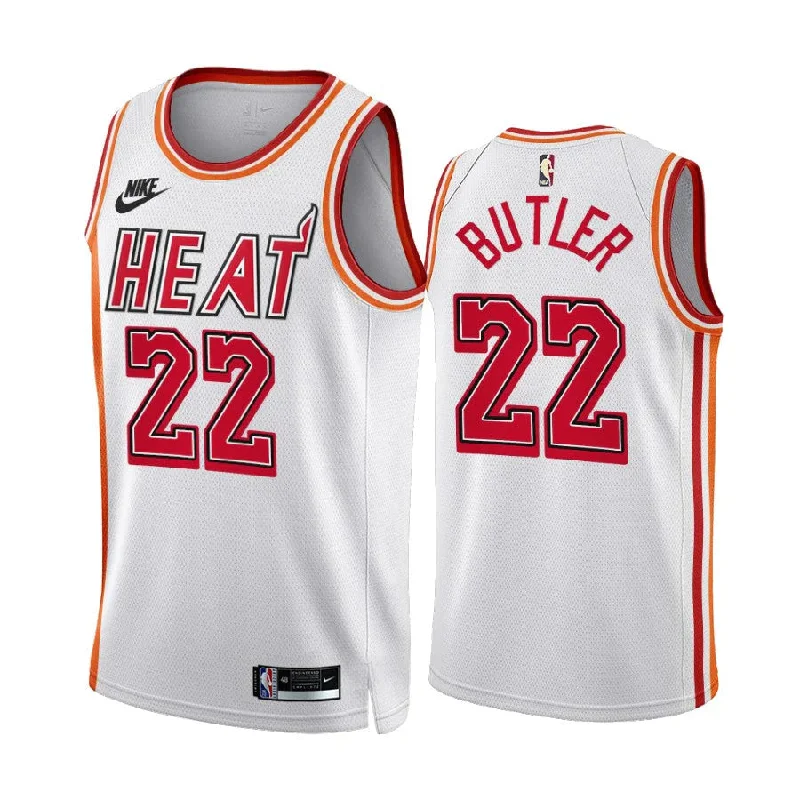 Soccer jersey with team patches and logo customization-Basketball jersey with team patches and logo customization-Jimmy Butler Miami Heat Jersey