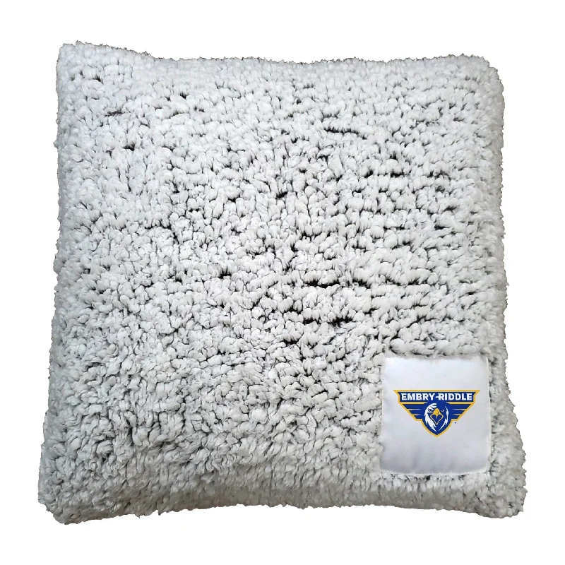 Luxury team towels for your sports fan bathroom-Embry Riddle Prescott Frosty Pillow