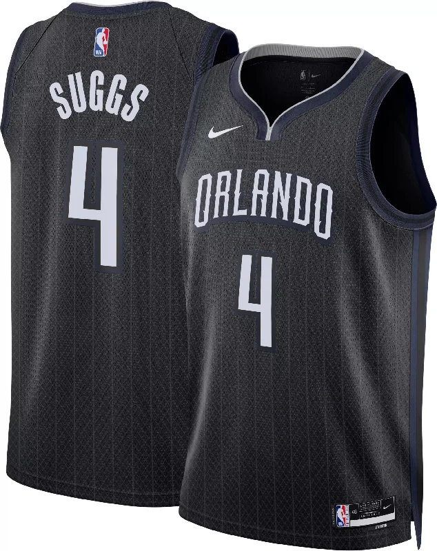 Custom soccer jersey with special fabric for comfort-Custom basketball jersey with special fabric for comfort-Jalen Suggs Orlando Magic Jersey