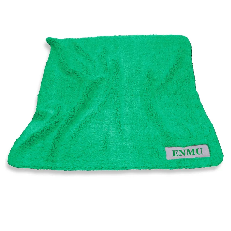 Personalized team bed covers for team spirit-Eastern New Mexico Color Frosty Fleece