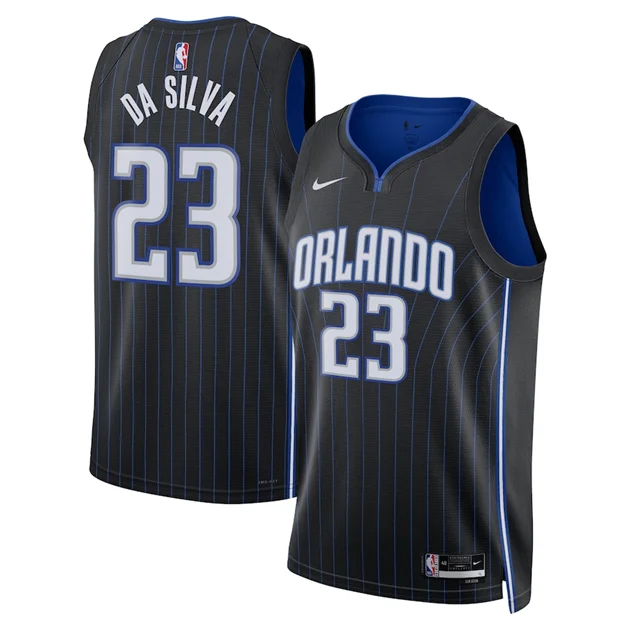 Personalized soccer jersey with bold number designs-Personalized basketball jersey with bold number designs-Tristan da Silva Orlando Magic Jersey