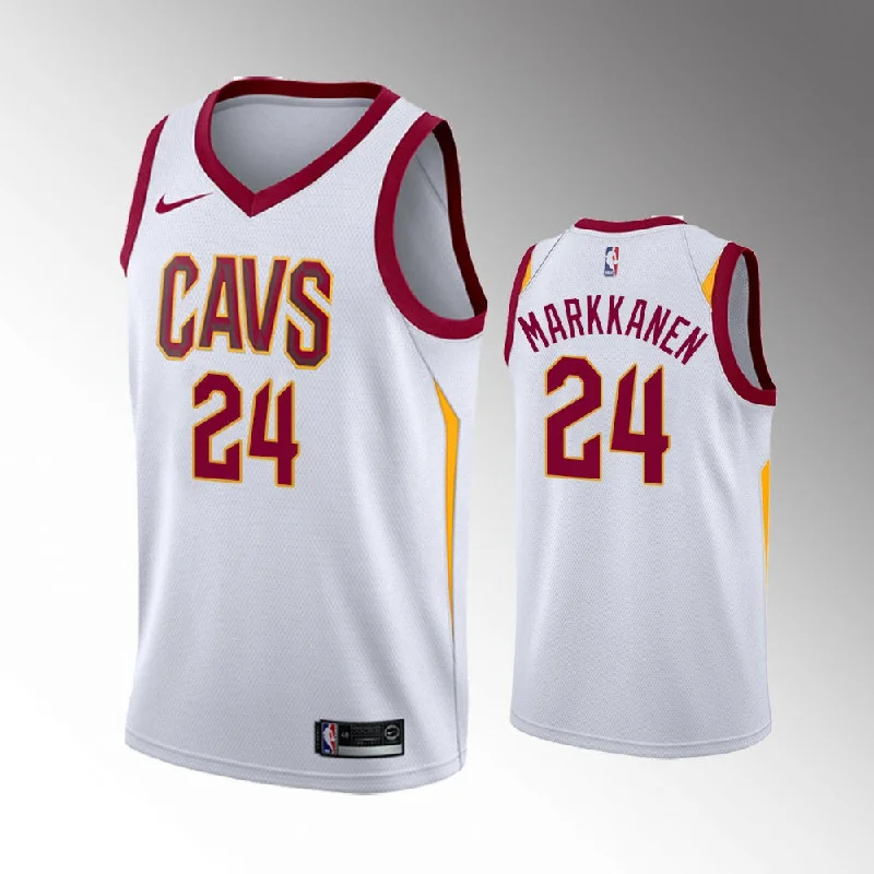 Soccer jersey with stylish details for fans-Basketball jersey with stylish details for fans-Lauri Markkanen Cleveland Cavaliers Jersey