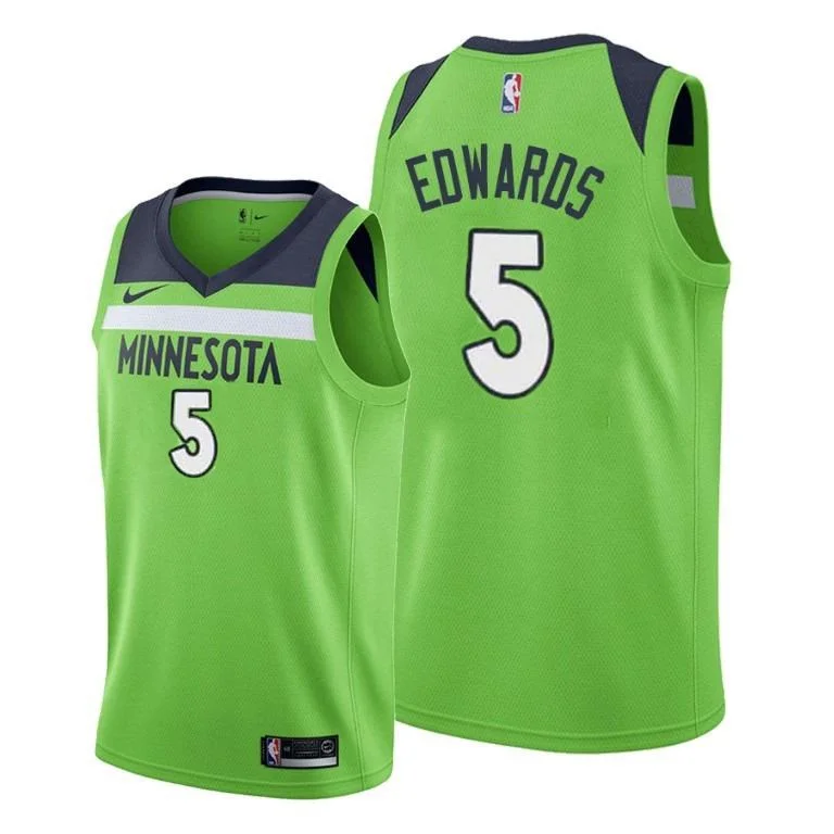 Authentic soccer jersey for collectors-Authentic basketball jersey for collectors-Anthony Edwards Minnesota Timberwolves Jersey