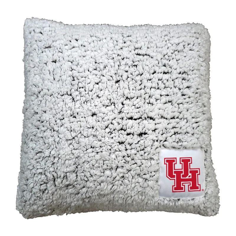 Custom team curtains for your home stadium feel-Houston Frosty Throw Pillow