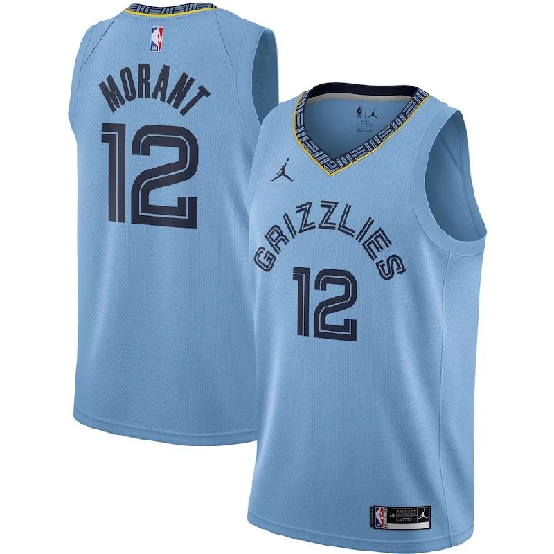 Custom soccer jersey for school spirit and pride-Custom basketball jersey for school spirit and pride-Ja Morant Memphis Grizzlies Jersey