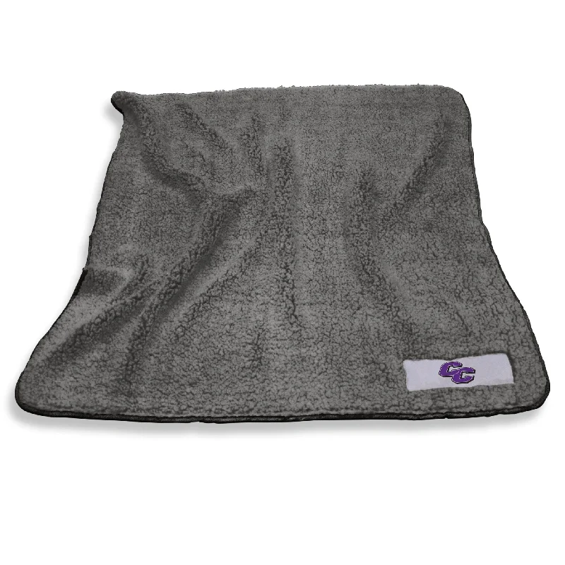 Custom team towels with team name and logo-Curry College Color Frosty Fleece