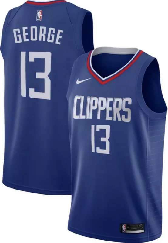 Soccer jersey for home and away games-Basketball jersey for home and away games-Paul George Los Angeles Clippers Jersey