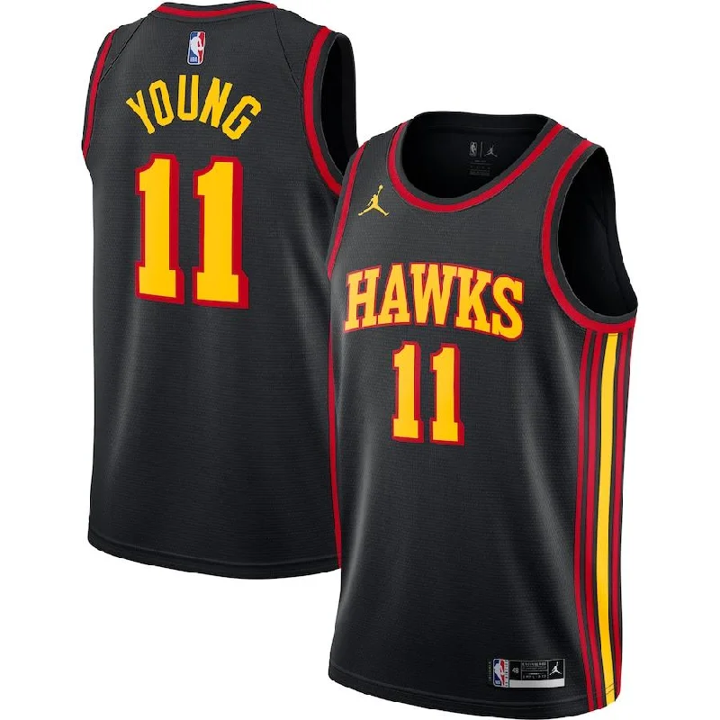 Soccer jersey for fans who love their team-Basketball jersey for fans who love their team-Trae Young Atlanta Hawks Statement Jersey