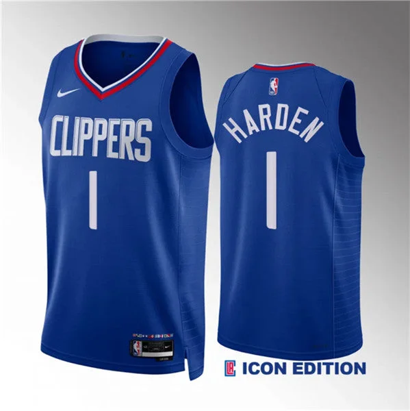 Soccer jersey with moisture management for athletes-Basketball jersey with moisture management for athletes-James Harden Los Angeles Clippers Jersey