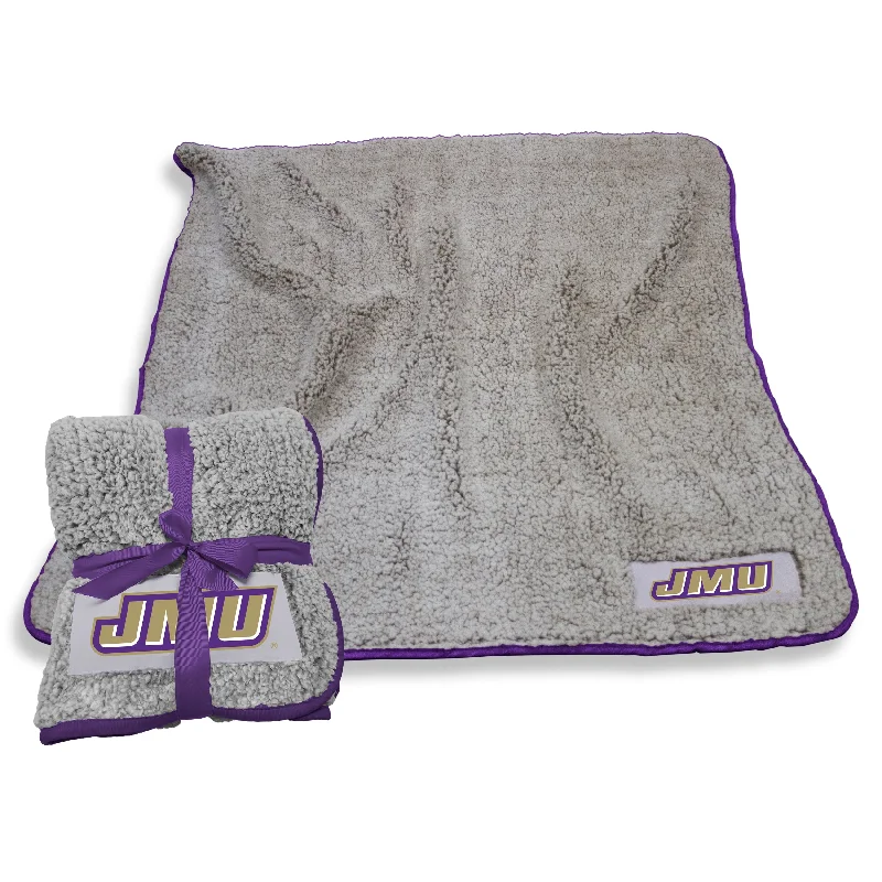 Team home textiles with your favorite team's colors-James Madison Frosty Fleece