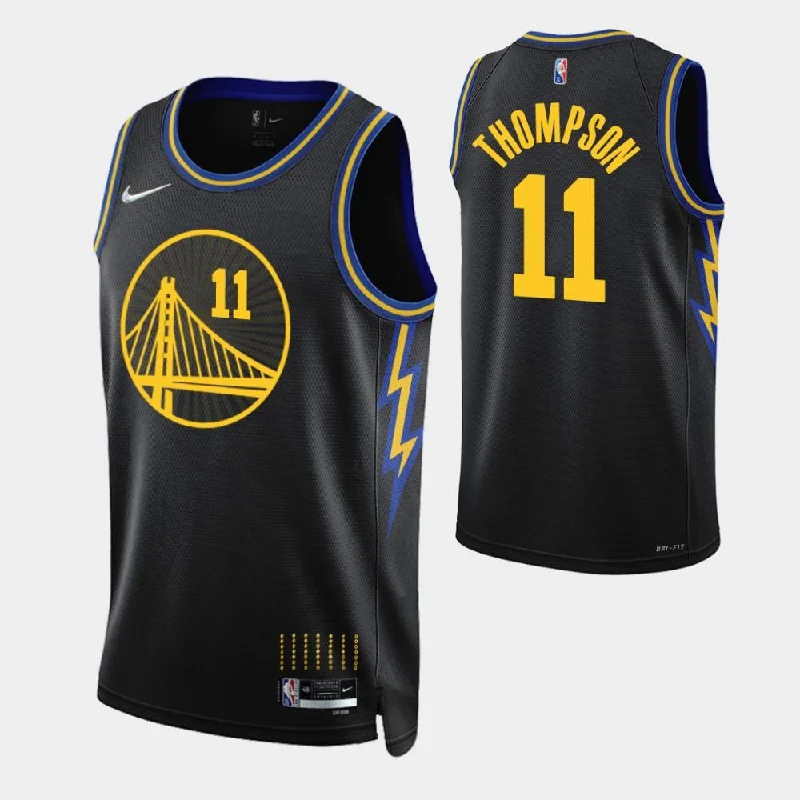 Personalized soccer jersey for high school and college teams-Personalized basketball jersey for high school and college teams-Klay Thompson Golden State Warriors 2021-22 City Edition Jersey