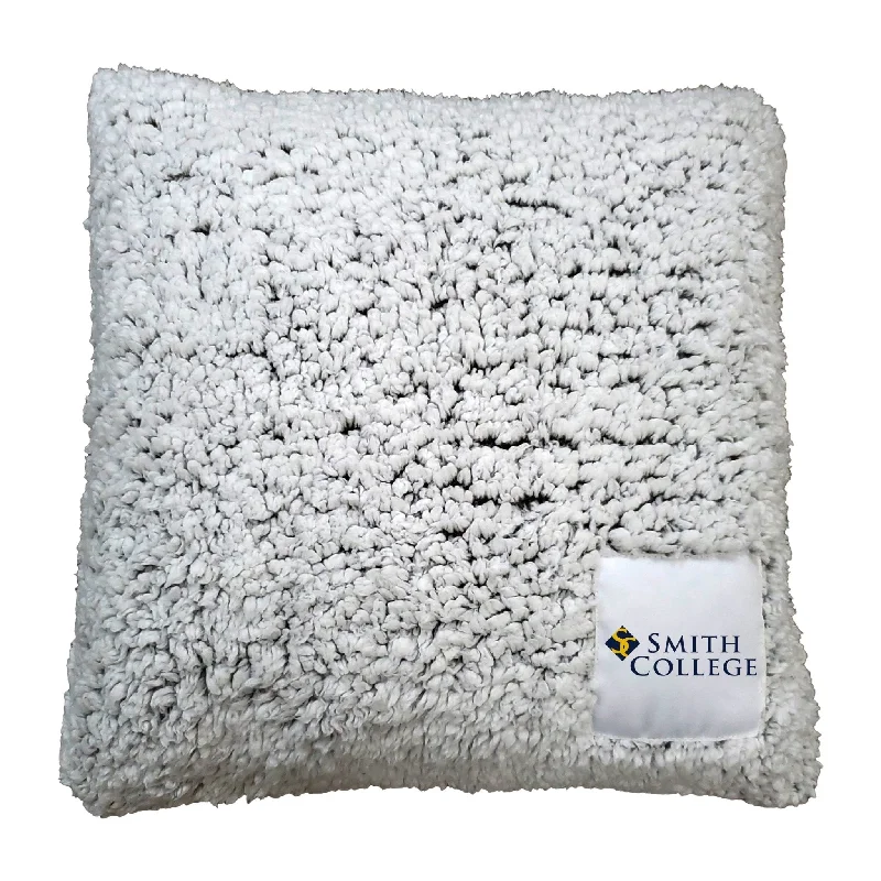 Team-themed home textiles with matching sets-Smith College Frosty Pillow