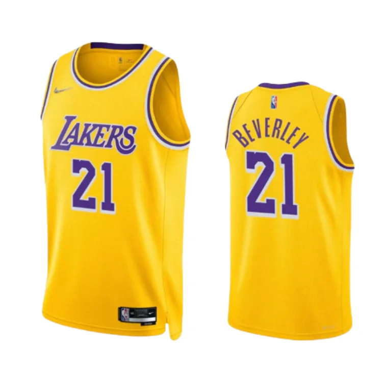 Custom soccer jersey with high-performance fabric-Custom basketball jersey with high-performance fabric-Patrick Beverley Los Angeles Lakers Jersey