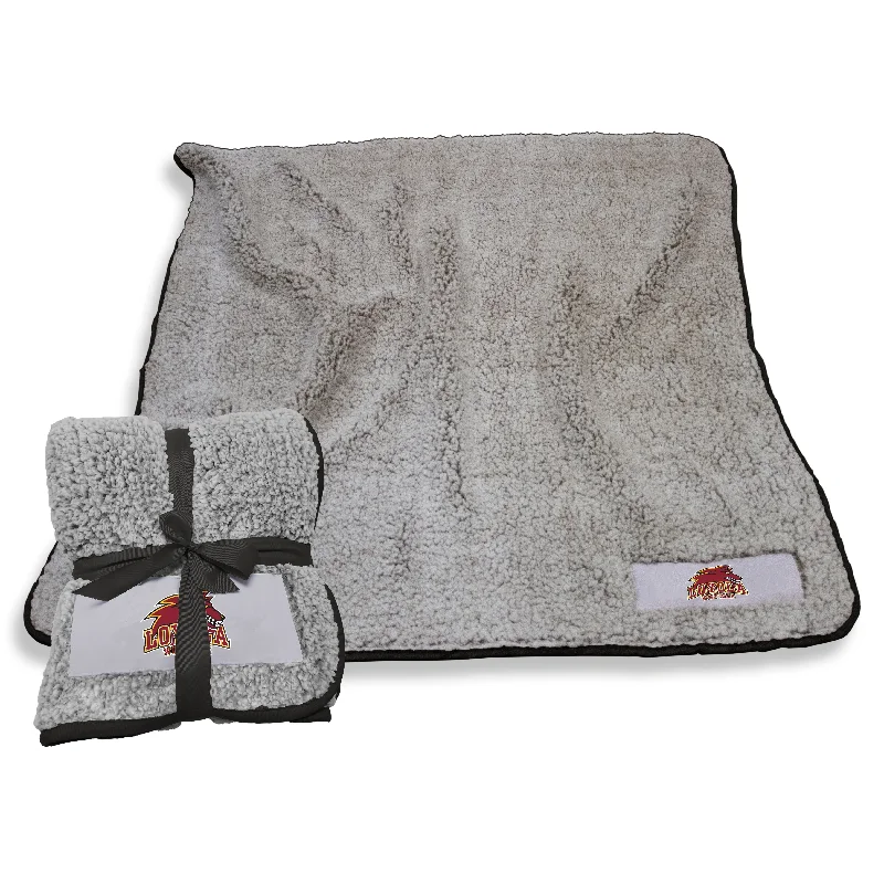 Luxury team towels for your sports fan bathroom-Loyola New Orleans Frosty Fleece