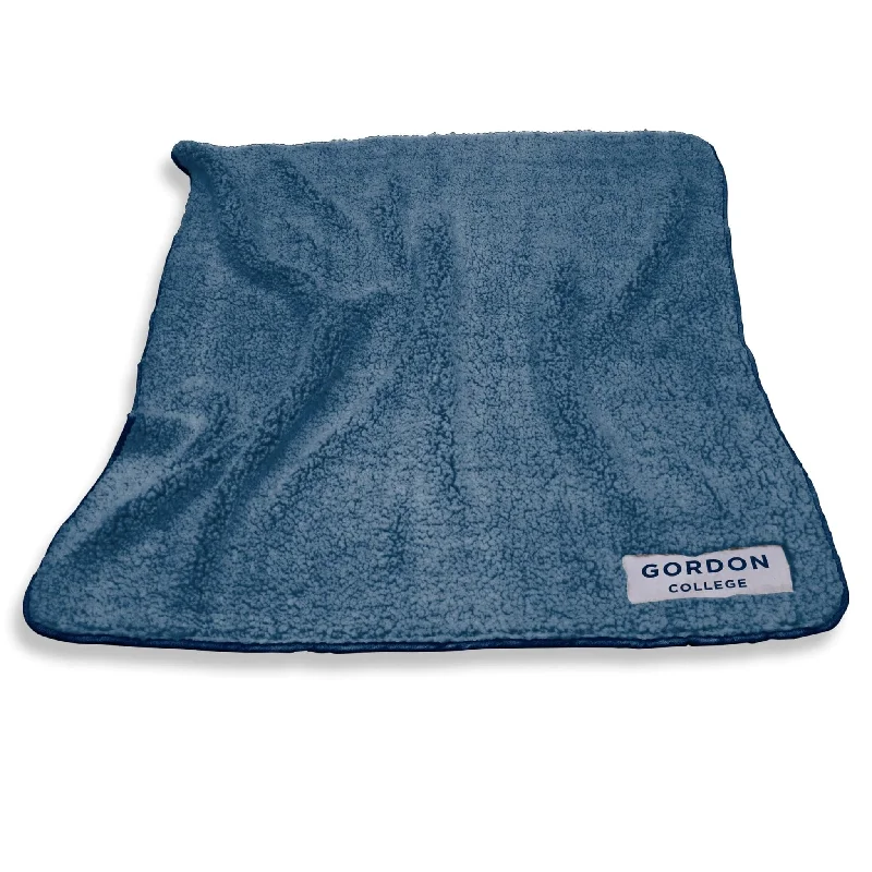 Personalized team throws for cozy sports nights-Gordon College Wenham Color Frosty Fleece