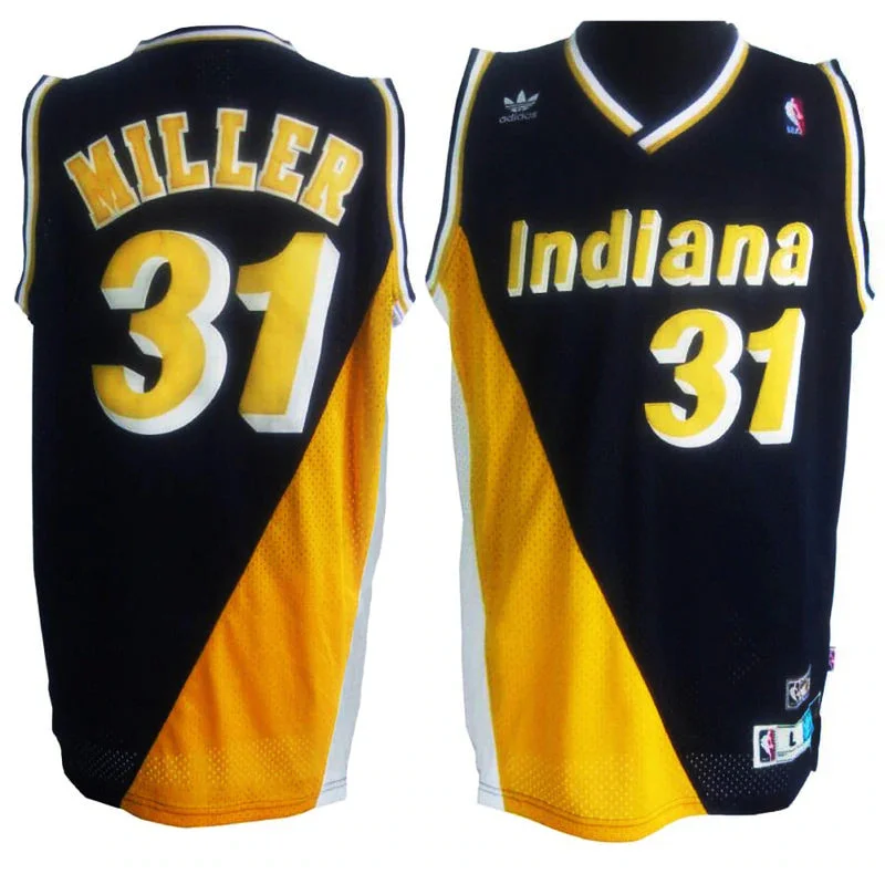 Soccer jersey with breathable fabric for all-day wear-Basketball jersey with breathable fabric for all-day wear-Reggie Miller Indiana Pacers Jersey