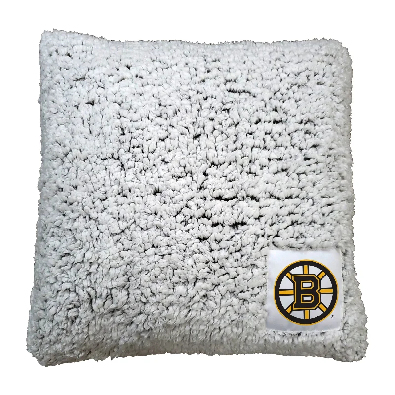 Luxury team home textiles with embroidery options-Boston Bruins Frosty Pillow