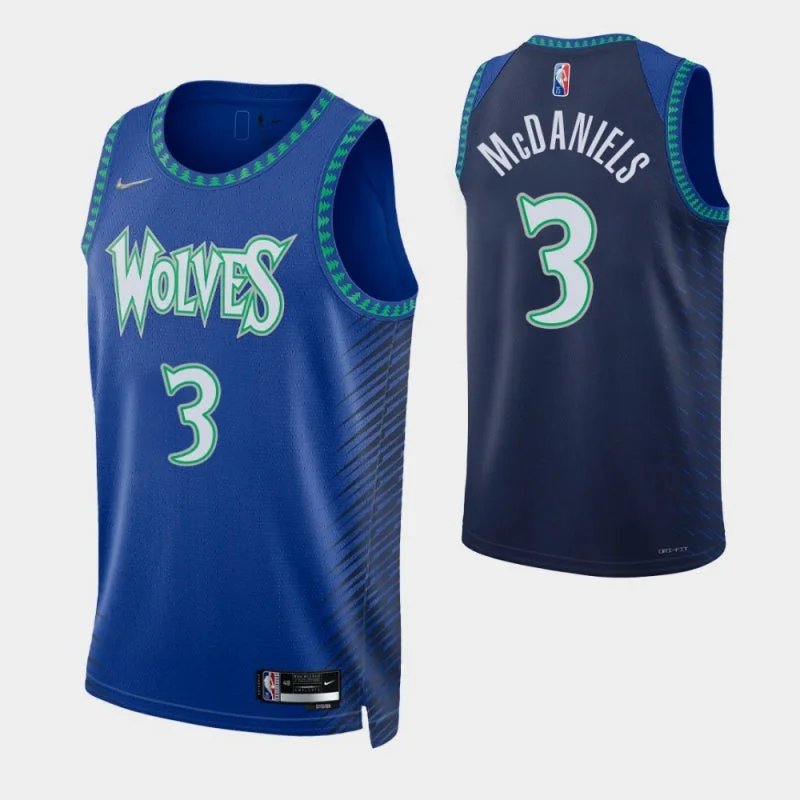 Custom soccer jersey for fan merchandise-Custom basketball jersey for fan merchandise-Jaden McDaniels Minnesota Timberwolves Jersey