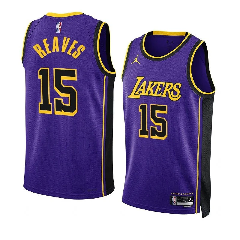 Personalized soccer jersey for casual wear-Personalized basketball jersey for casual wear-Austin Reaves Los Angeles Lakers Jersey