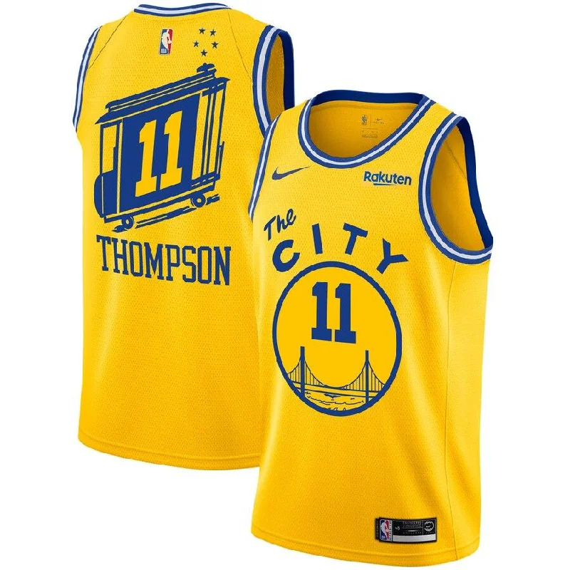 Soccer jersey with breathable fabric for comfort-Basketball jersey with breathable fabric for comfort-Klay Thompson Golden State Warriors Jersey