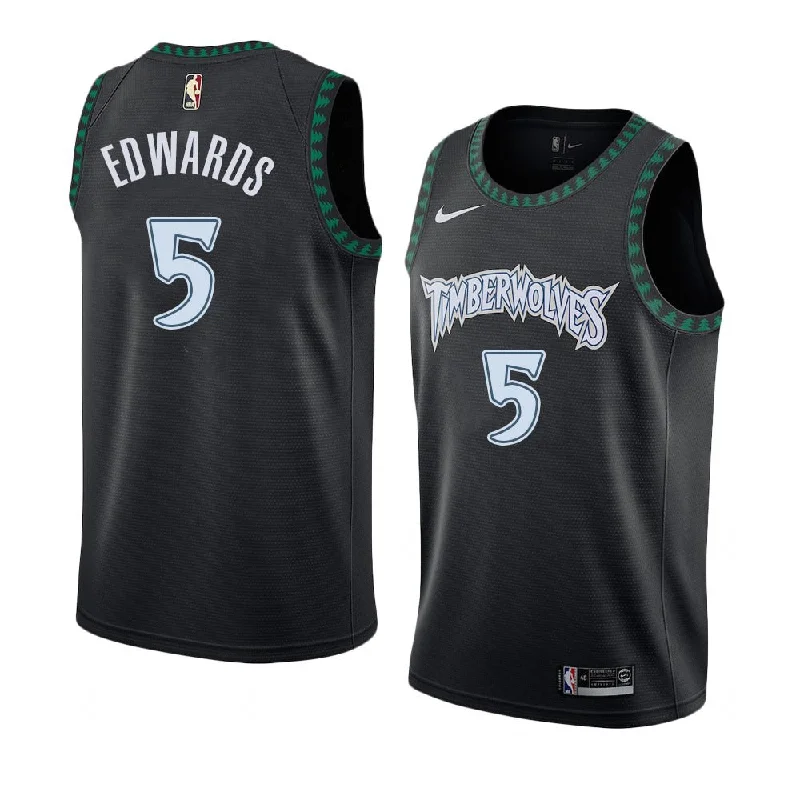 Custom soccer jersey for youth soccer leagues-Custom basketball jersey for youth basketball leagues-Anthony Edwards Minnesota Timberwolves Throwback Jersey