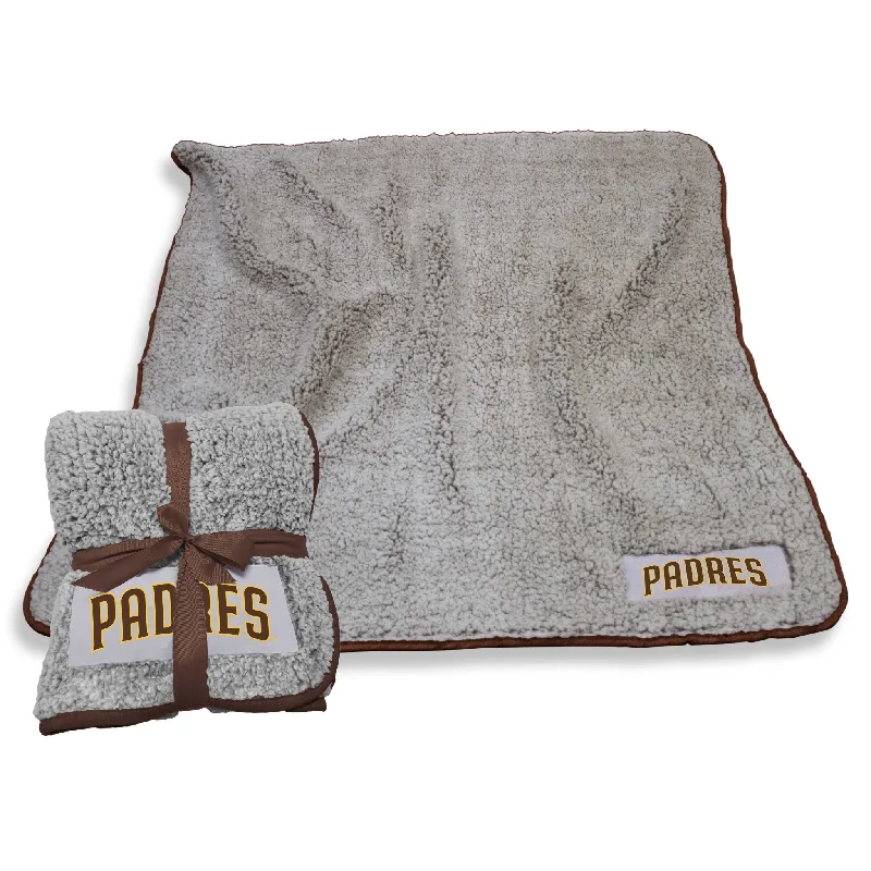 Soft team home textiles with embroidered logos-San Diego Padres Frosty Fleece