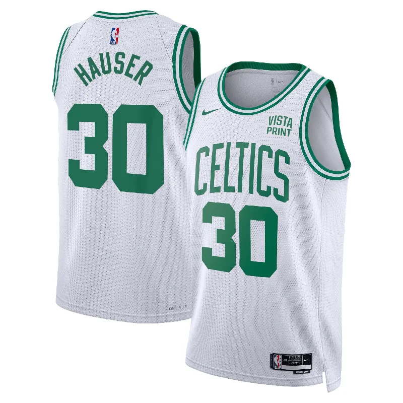 Team soccer jersey with matching accessories-Team basketball jersey with matching accessories-Sam Hauser Boston Celtics Jersey