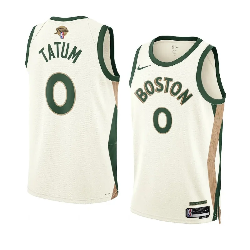 Personalized soccer jersey with team logo-Personalized basketball jersey with team logo-Jayson Tatum Boston Celtics NBA Finals 2024 Jersey