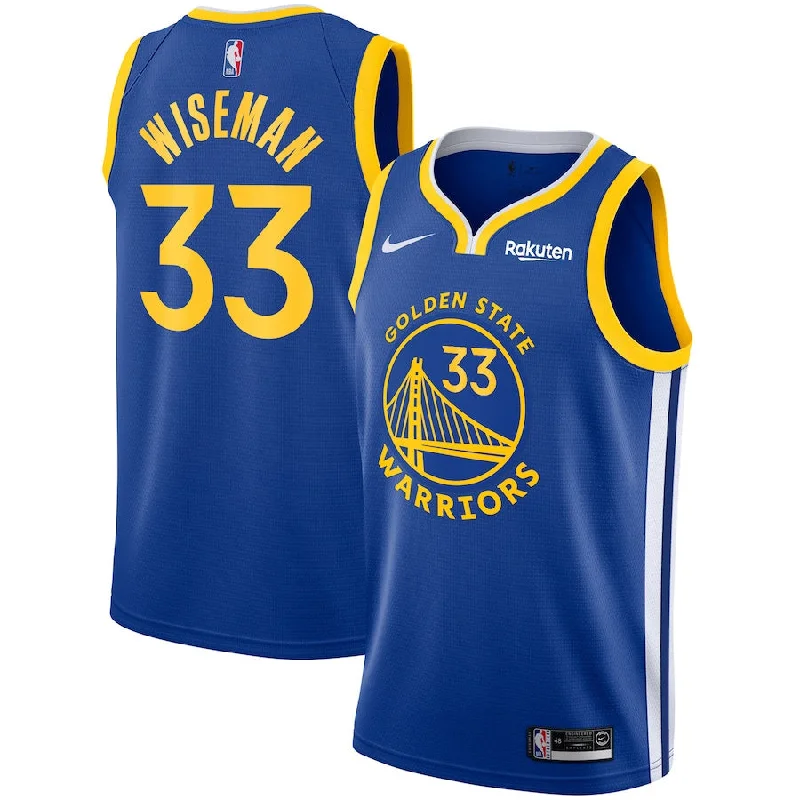 Custom soccer jersey with modern design-Custom basketball jersey with modern design-James Wiseman Golden State Warriors Jersey