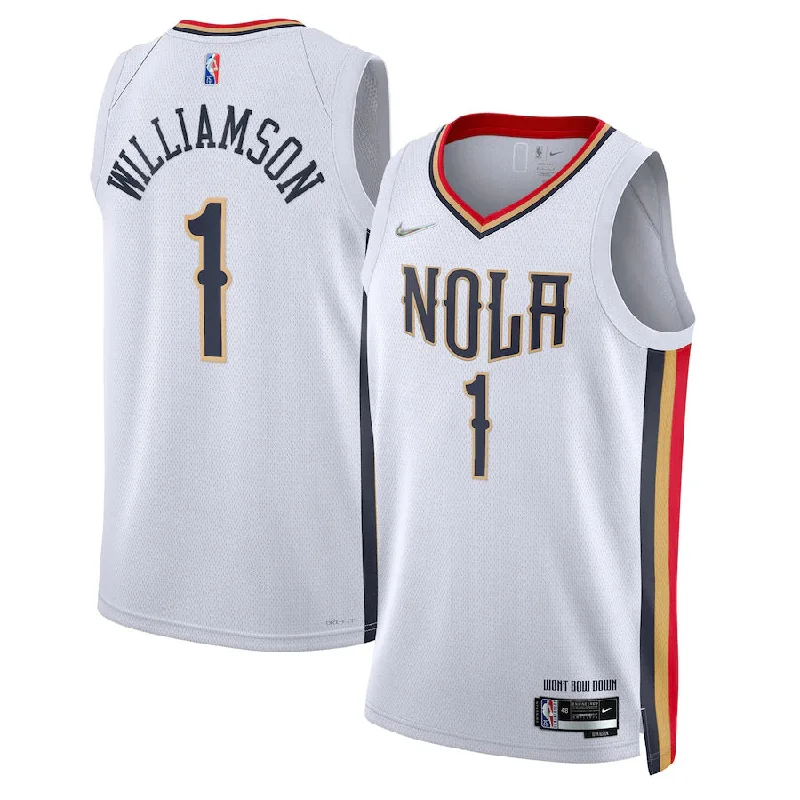 Authentic soccer jersey for sports memorabilia-Authentic basketball jersey for sports memorabilia-Zion Williamson New Orleans Pelicans Jersey