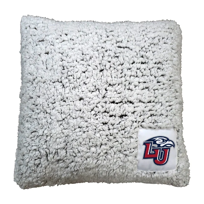 Team home textiles with stylish team graphics-Liberty University Frosty Throw Pillow