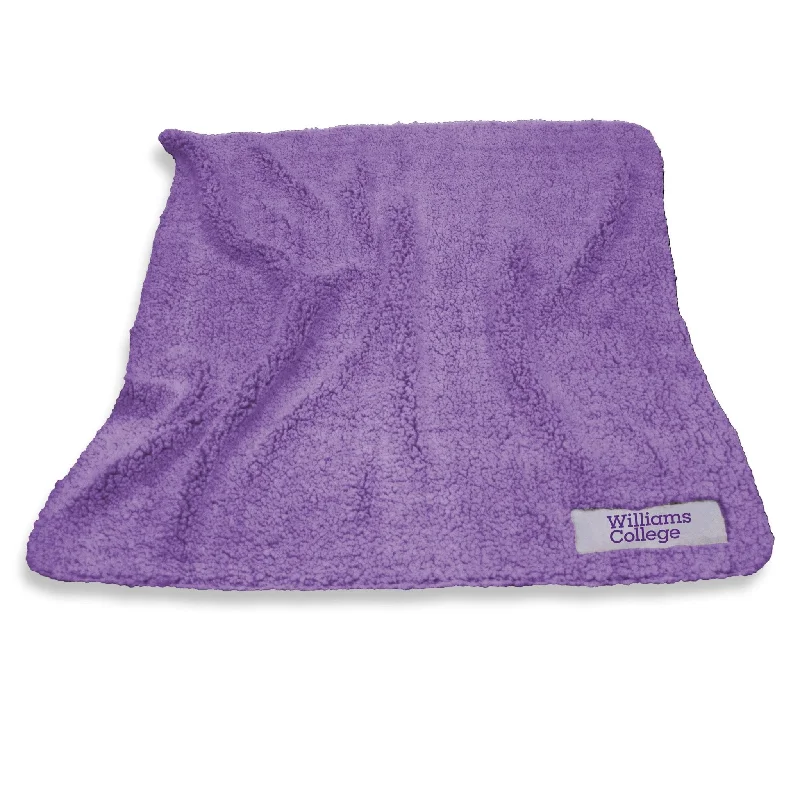 Customizable team towels for fans-Williams College Colored Frosty Fleece