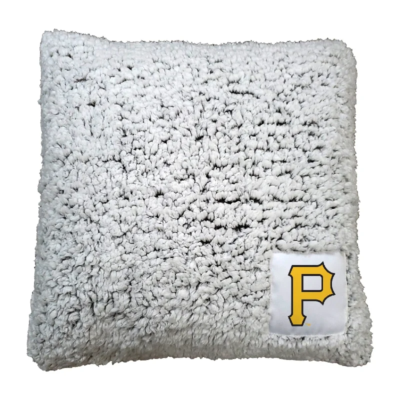 High-quality, breathable team home textiles for all seasons-Pittsburgh Pirates Frosty Throw Pillow