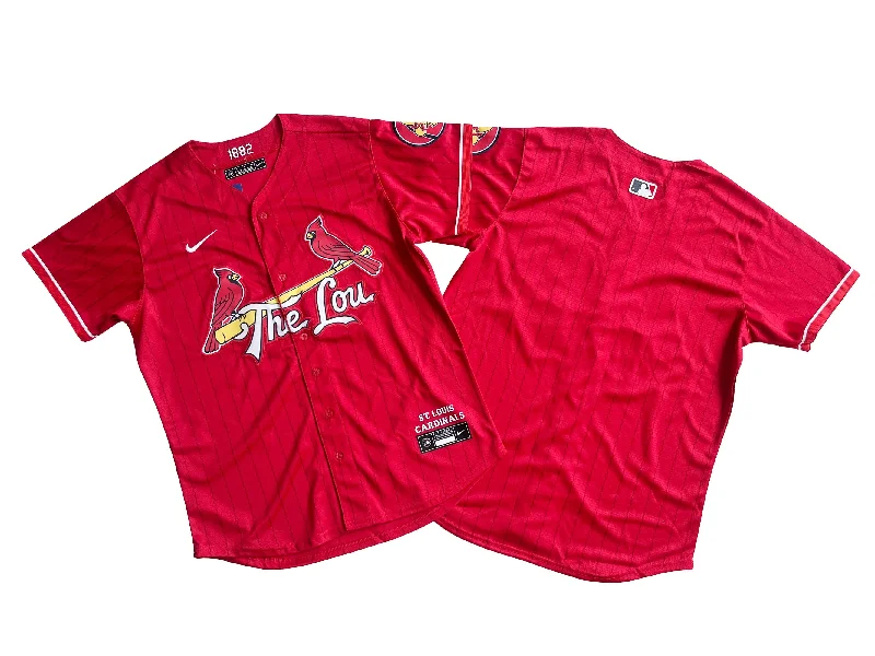 Custom baseball jersey for fan gifts and memorabilia-Men's St. Louis Cardinals  Red 2024 City Connect Limited Jersey