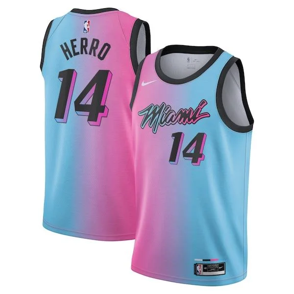 Custom soccer jersey for ultimate team pride-Custom basketball jersey for ultimate team pride-Tyler Herro Miami Heat City Edition Jersey