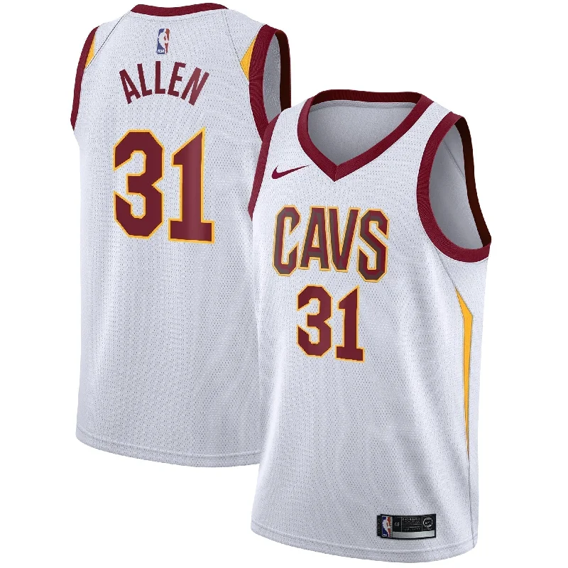 Soccer jersey with moisture management for athletes-Basketball jersey with moisture management for athletes-Jarrett Allen Cleveland Cavaliers Jersey