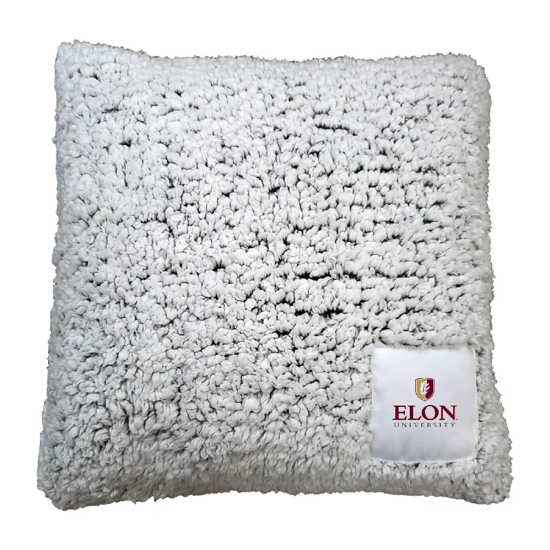 Team home textiles with sports team slogans-Elon Frosty Pillow