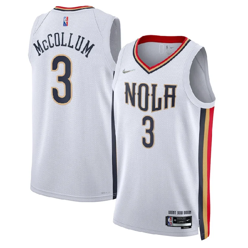 Authentic soccer jersey for collectors-Authentic basketball jersey for collectors-CJ McCollum New Orleans Pelicans Jersey