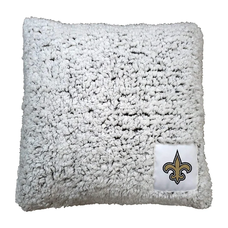 Personalized team bed covers for team spirit-New Orleans Saints Frosty Throw Pillow