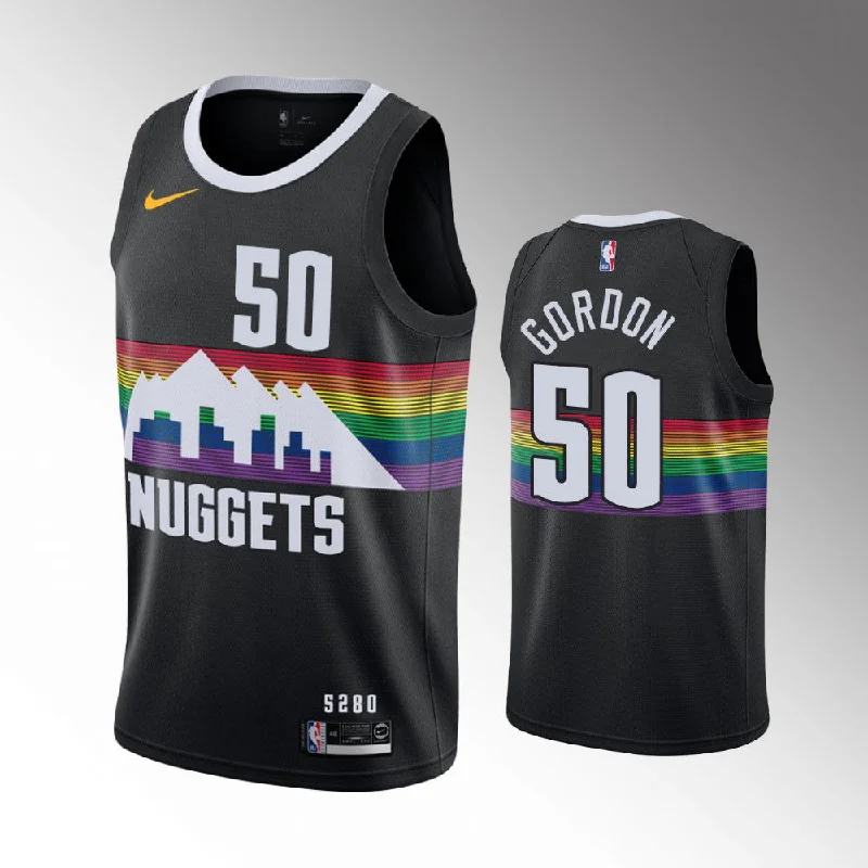 Soccer jersey with unique designs for charity auctions-Basketball jersey with unique designs for charity auctions-Aaron Gordon Denver Nuggets Jersey