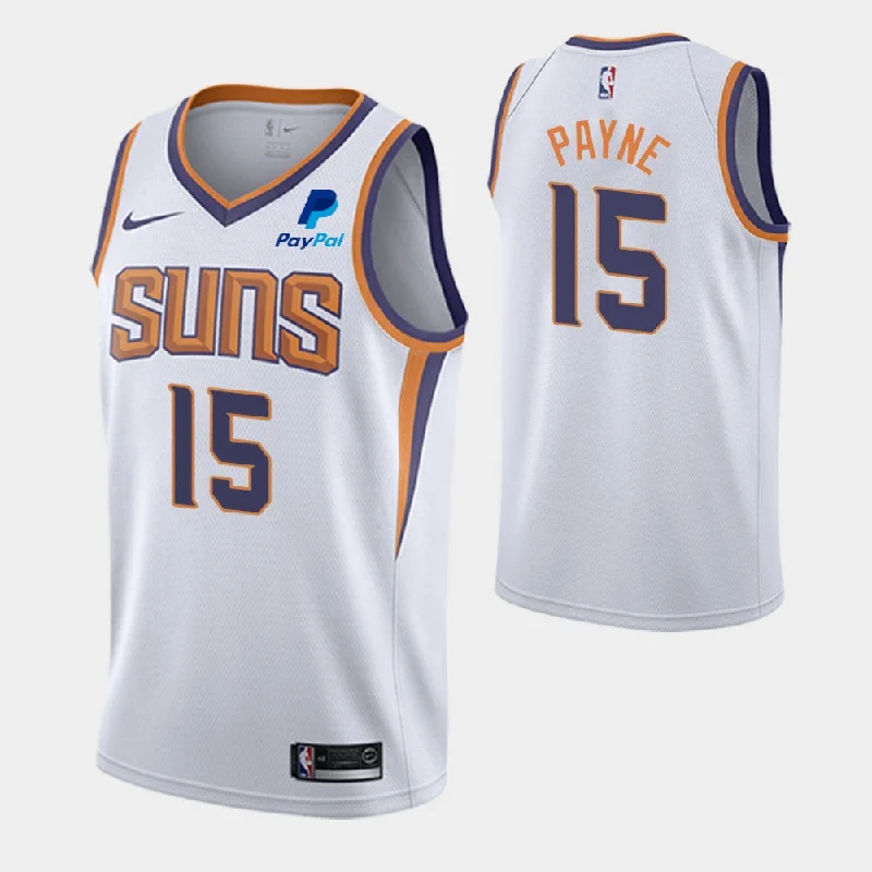 Soccer jersey with custom logo embroidery-Basketball jersey with custom logo embroidery-Cameron Payne Phoenix Suns Jersey