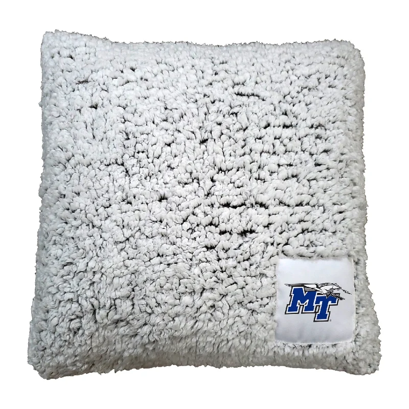 Team home textiles for home sports-themed gifts-MTSU Frosty Throw Pillow