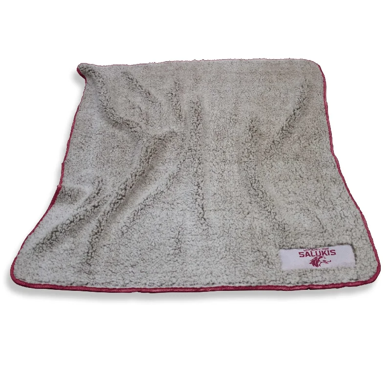 Team home textiles with matching pillows and blankets-Southern Illinois Frosty Fleece