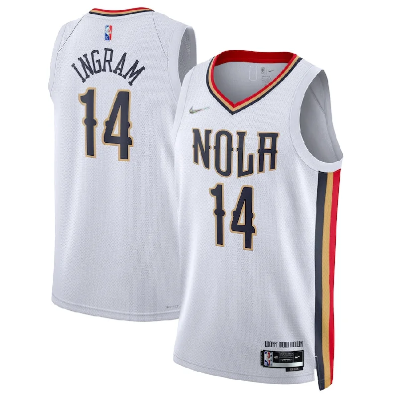 Custom soccer jersey for youth soccer leagues-Custom basketball jersey for youth basketball leagues-Brandon Ingram New Orleans Pelicans Jersey