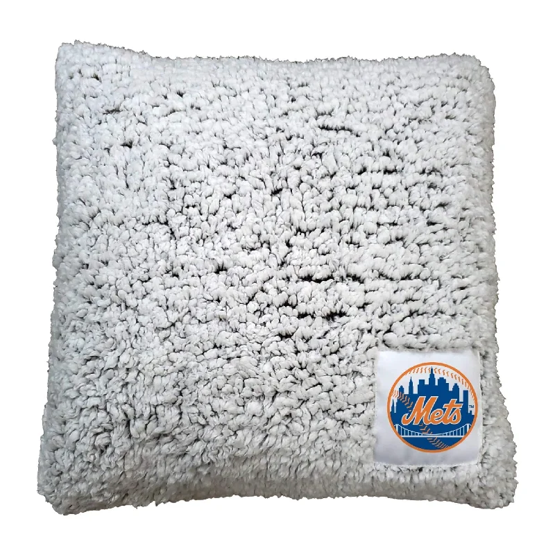 Personalized team blankets with vibrant colors-New York Mets Frosty Throw Pillow