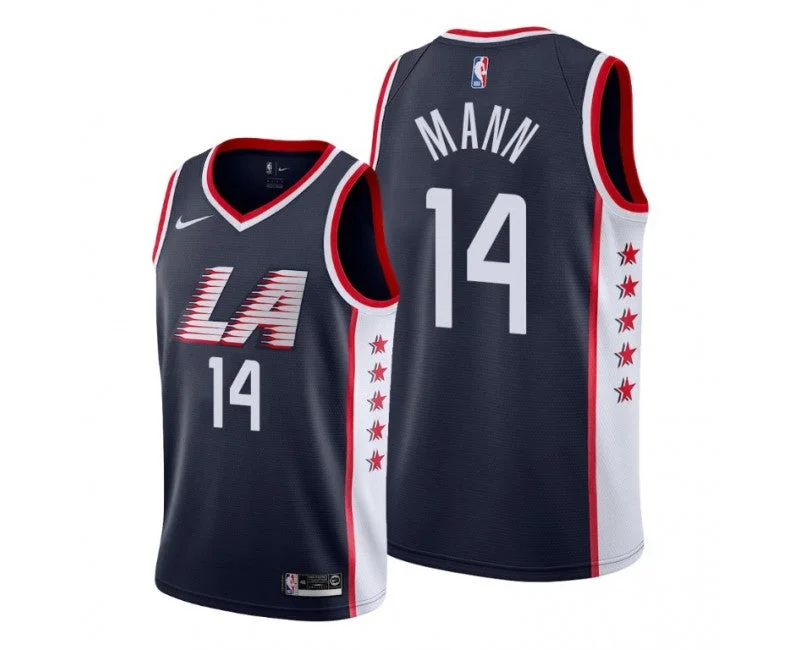 Custom soccer jersey with custom design options-Custom basketball jersey with custom design options-Terance Mann Los Angeles Clippers Jersey