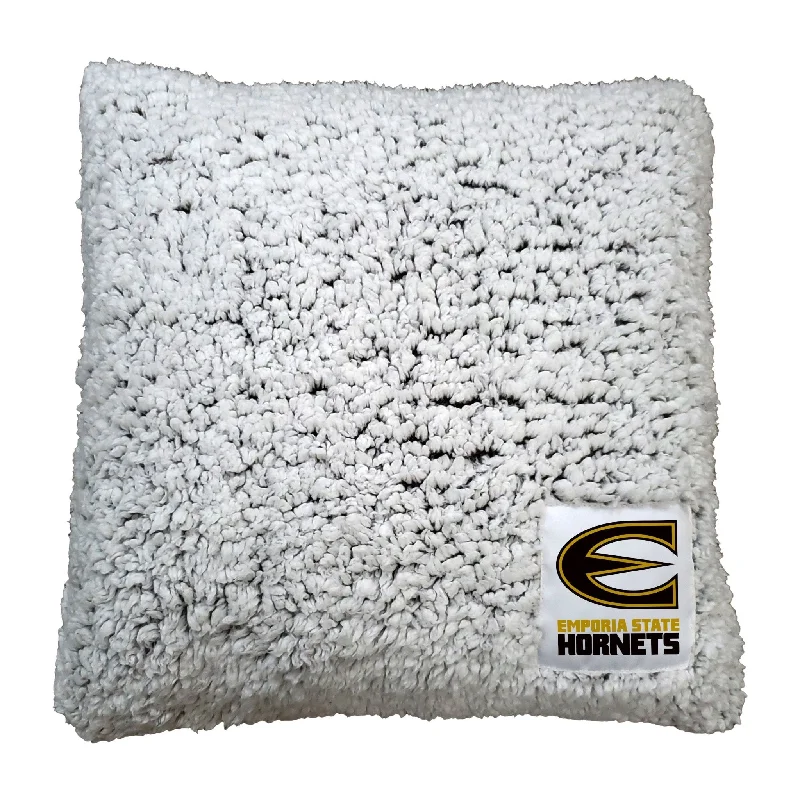 Custom team bed sheets for sports fans-Emporia State Frosty Pillow