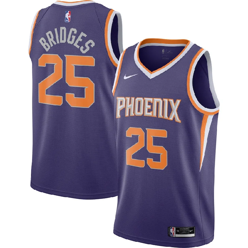 Personalized soccer jersey with custom sleeve options-Personalized basketball jersey with custom sleeve options-Mikal Bridges Phoenix Suns Jersey