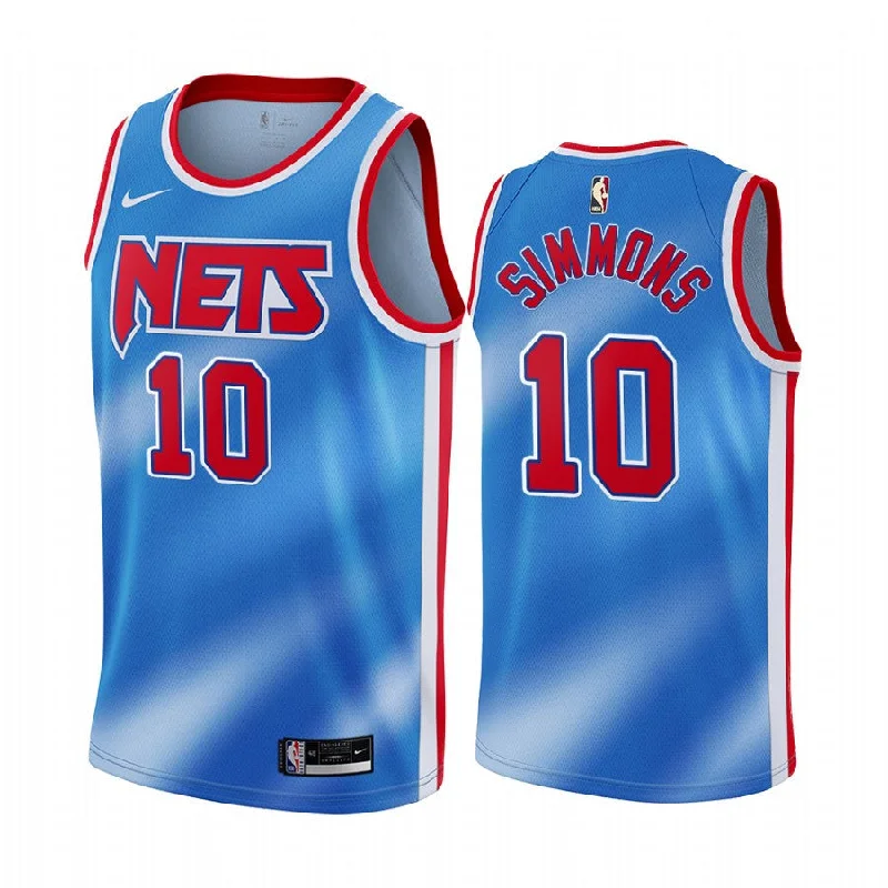 Soccer jersey for professional athletes and amateurs-Basketball jersey for professional athletes and amateurs-Ben Simmons Brooklyn Nets Jersey (HEAT PRESSED)